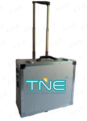 Portable solar trolley case